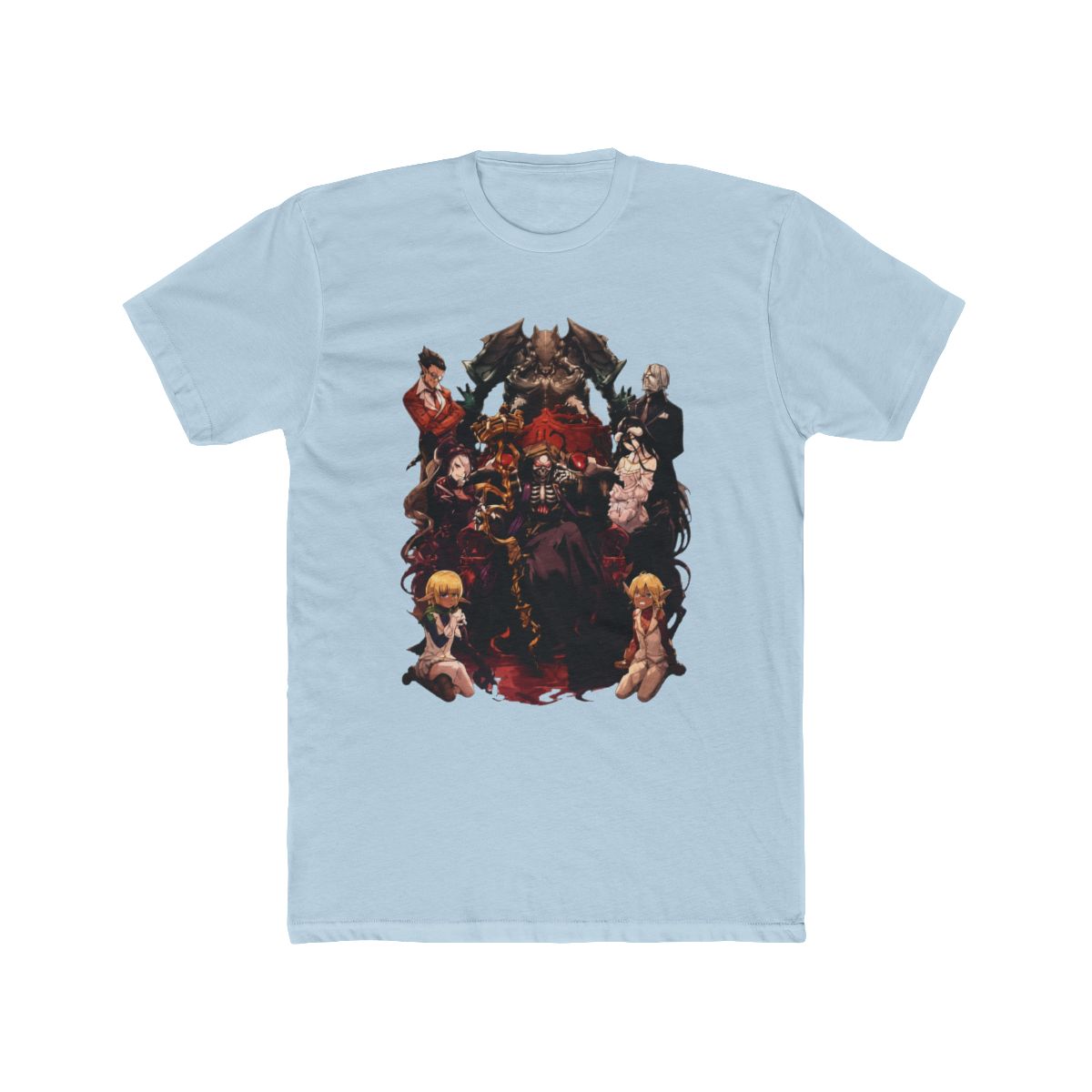 Jiumaocleu Anime Shirts Overlord Merch Albedo Ainz Ooal Dress Short Sleeve T Shirt, Type 1
